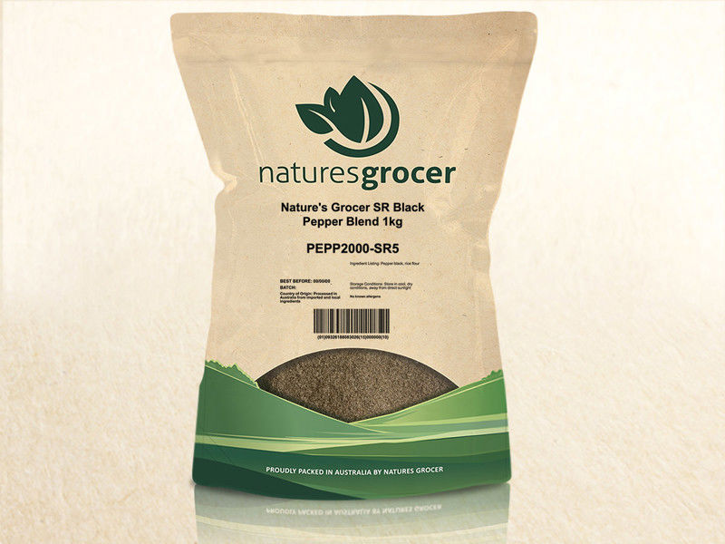 Nature's Grocer SR Black Pepper Blend 1kg 