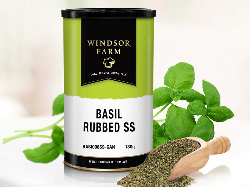 Basil Rubbed SS Canister 180g Basil Rubbed SS Canister 180g