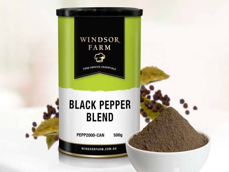 Black Pepper Blend Canister 500g Black Pepper Blend Canister 500g