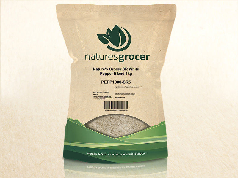 Nature's Grocer SR White Pepper Blend 1kg
